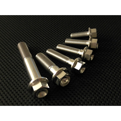 TITANIUM UNDRILLED HEX HEAD FLANGE BOLTS